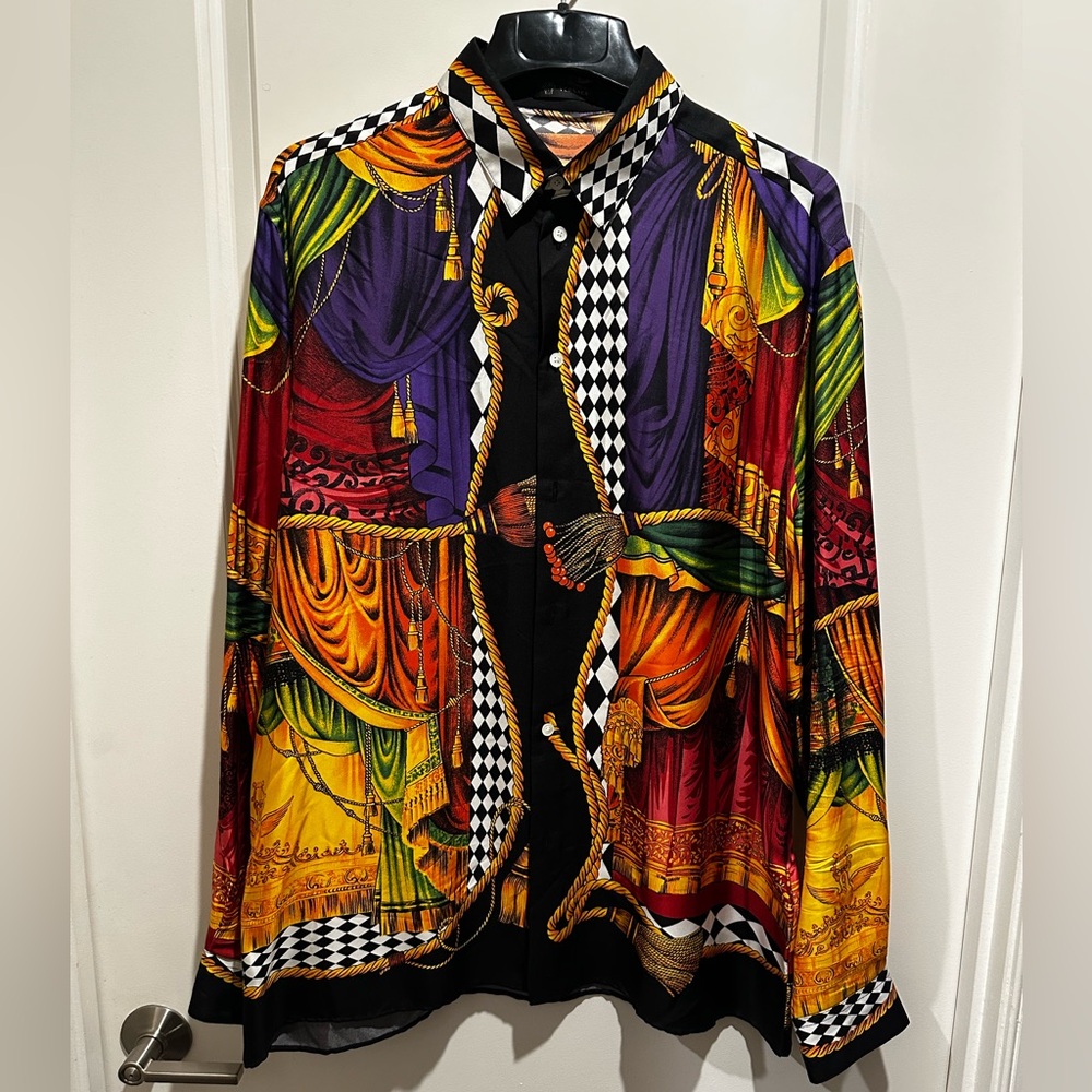 Versace silk shirt